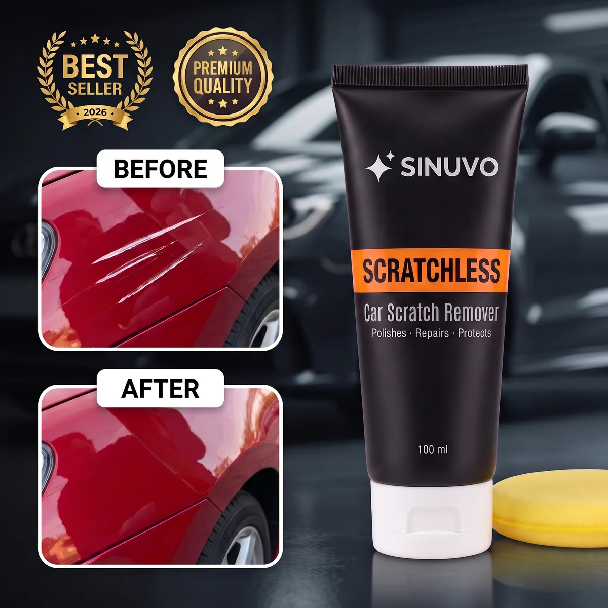 Sinuvo Scratchless Car Scratch Remover